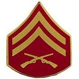 Eagle Emblems P12419 Rank-Usmc,E4,Corporal (CLR), (3/4