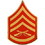 Eagle Emblems P12421 Rank-Usmc, E6, Staff Sgt (Clr) (3/4" Wide)