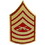 Eagle Emblems P12423 Rank-Usmc,E8,Master Sgt (CLR), (3/4" Wide)