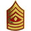 Eagle Emblems P12424 Rank-Usmc, E8, 1St Sgt (Clr) (3/4" Wide)