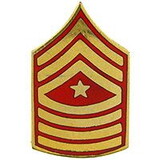 Eagle Emblems P12426 Rank-Usmc, E9, Sgt.Major (Clr) (3/4