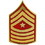 Eagle Emblems P12426 Rank-Usmc,E9,Sgt.Major (CLR), (3/4" Wide)