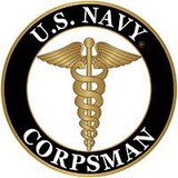 Eagle Emblems P12493 Pin-Usn, Corpsman, Black (1