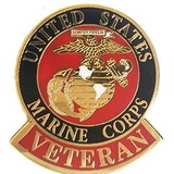 Eagle Emblems P12564 Pin-Usmc Logo, Veteran (1