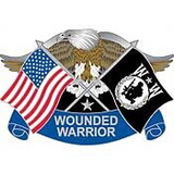 Eagle Emblems P12608 Pin-Wounded Warrior Eagle 