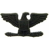 Eagle Emblems P12621 Rank-Army, Colonel, Right (Subdued) (1-1/2