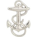 Eagle Emblems P12624 Pin-Usn,Wave,Anchor,Npc (1-1/8