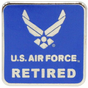 Eagle Emblems P12638 Pin-Usaf Emblem Retired (MINI), (11/16")