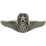 Eagle Emblems P12641 Wing-Usaf,Aircrew,Master (MINI), (1-1/4
