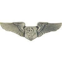 Eagle Emblems P12645 Wing-Usaf,Flt.Surgeon,Bas (MINI), (1-1/4")