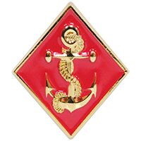 Eagle Emblems P12675 Pin-Usn,Anchor SHIPS DETACH, (1-1/8")