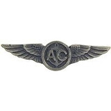 Eagle Emblems P12717 Wing-Usn,Aircrew,Pwt (MINI), (1-1/2