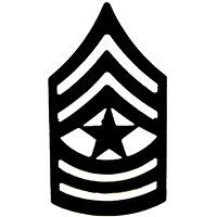 Eagle Emblems P12757 Rank-Army,E9,Staf.Sgt.Maj (SUBDUED), (13/16"x1-1/2")