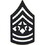 Eagle Emblems P12758 Rank-Army,E9,Cmd.Sgt.Maj. (SUBDUED), (13/16"x1-1/2")