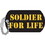 Eagle Emblems P12772 Pin-Army, Soldier For Life "Dog Tag" (1-1/4")