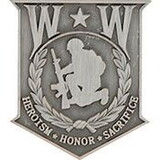 Eagle Emblems P12811 Pin-Wounded Warrior, Pwt, (1-1/16