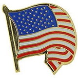 Eagle Emblems P12876 Pin-Usa Flag, Wavy/Curled (1