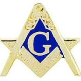 Eagle Emblems P13000 Pin-Org, Masonic Cutout, Sm (1/2