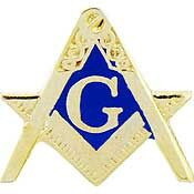 Eagle Emblems P13000 Pin-Org,Masonic Cutout (3/4")
