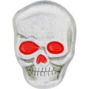 Eagle Emblems P13002 Pin-Skull,Red Eyes (1")