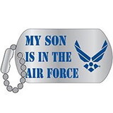 Eagle Emblems P13003 Pin-Usaf Emblem,Son (1-1/4