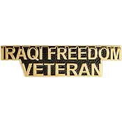 Eagle Emblems P13014 Pin-Iraqi Freed, Script- Veteran (1-1/2")