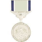 Eagle Emblems P13021 Pin-Medal,Silver Lifesave (1-3/16")