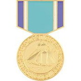 Eagle Emblems P13024 Pin-Medal,Uscg Dist.Svc. (1-3/16