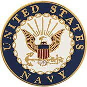 Eagle Emblems P13769 Pin-Usn Logo C (Med) (7/8")