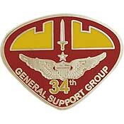 Eagle Emblems P14106 Pin-Army,034Th Gen.Supprt (1")