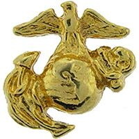 Eagle Emblems P14133 Pin-Usmc,Emblem,A1,Left MINI-GOLD, (1/2")