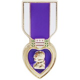 Eagle Emblems P14159 Pin-Medal,Purple Heart,Ii (1-3/16