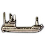 Eagle Emblems P14162 Pin-Ship, Usn, Landing Crft (1-1/4