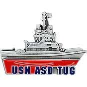 Eagle Emblems P14164 Pin-Ship,Usn Tug (1-1/4")