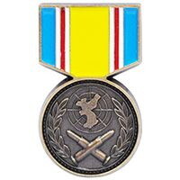 Eagle Emblems P14215 Pin-Medal,Korean War Service (1-3/16")