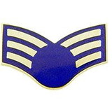 Eagle Emblems P14221 Rank-Usaf,E4,Airman,Sr. (OLD), (1-1/16
