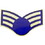 Eagle Emblems P14221 Rank-Usaf,E4,Airman,Sr. (OLD), (1-1/16")