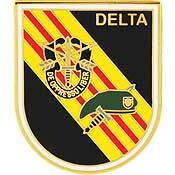 Eagle Emblems P14231 Pin-Army,Delta Force (1")