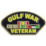 Eagle Emblems P14233 Pin-Gulf War,Veteran (1-1/4
