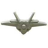 Eagle Emblems P14234 Pin-Apl, F-022 Raptor (Pwt) (1-1/2