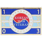 Eagle Emblems P14238 Pin-Korea, War Veteran (1