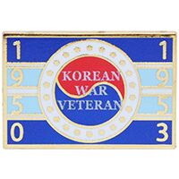 Eagle Emblems P14238 Pin-Korea,War Veteran (1")