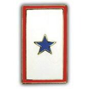 Eagle Emblems P14240 Pin-Family Mem.In Svc.(1) Blue Star (1")