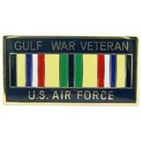 Eagle Emblems P14245 Pin-Gulf War, Usaf, Vet. (1