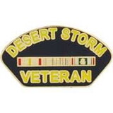 Eagle Emblems P14249 Pin-Dest.Storm,Veteran (1-1/4