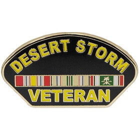 Eagle Emblems P14249 Pin-Dest.Storm, Veteran (1-1/4")