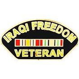 Eagle Emblems P14251 Pin-Iraqi Freed, Veteran (1-1/4