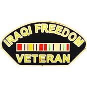 Eagle Emblems P14251 Pin-Iraqi Freed, Veteran (1-1/4")