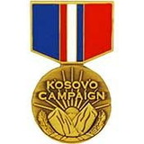 Eagle Emblems P14287 Pin-Medal,Kosovo Campaign (1-3/16