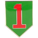 Eagle Emblems P14661 Pin-Army, 001St Inf.Div. (1